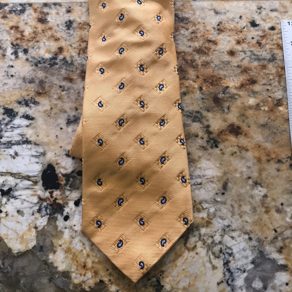 Faconnable Yellow Tie